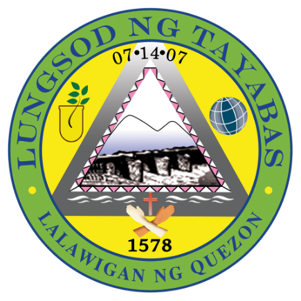 Lungsod ng Tayabas official seal